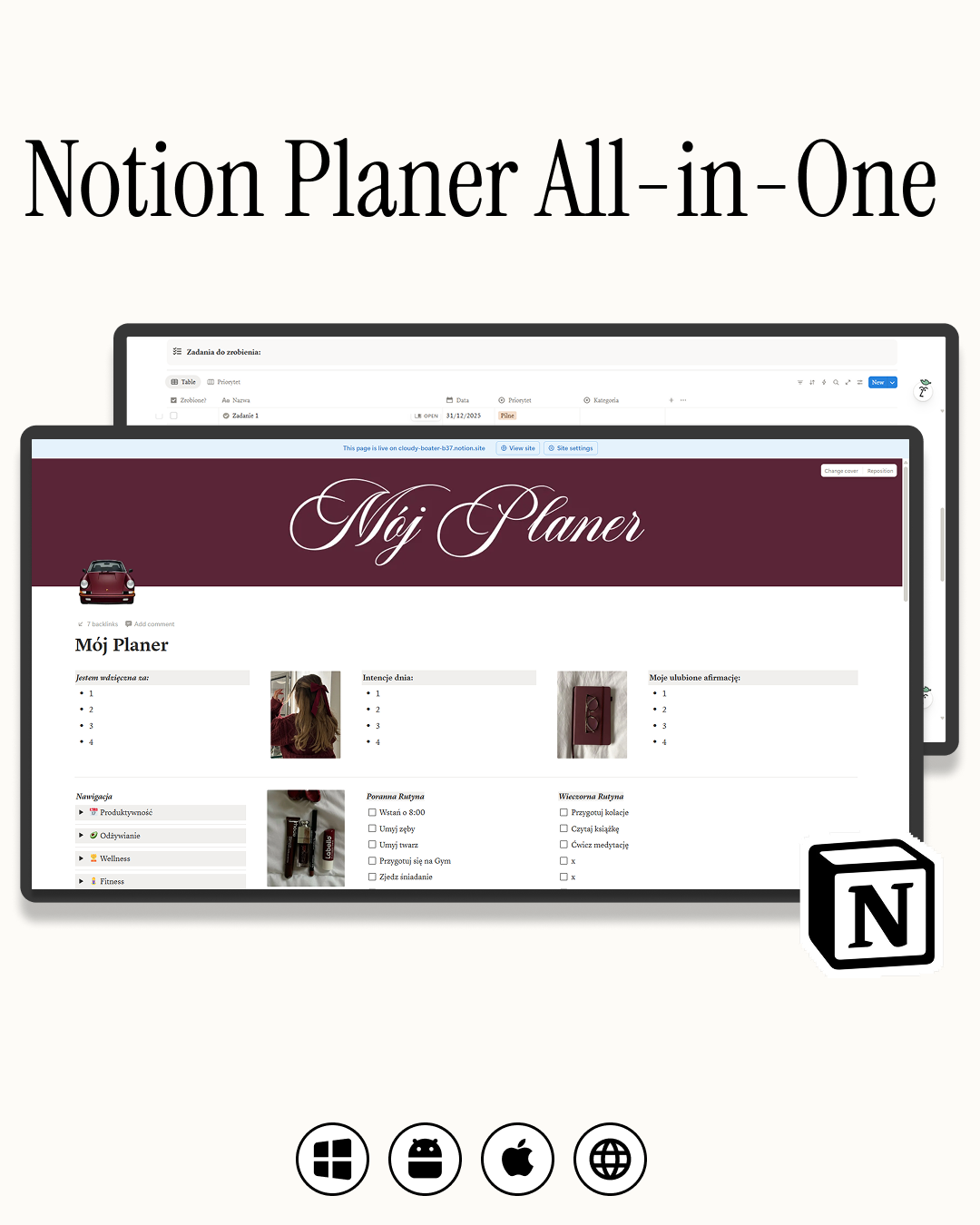 Planer Notion 2026 All-in-One