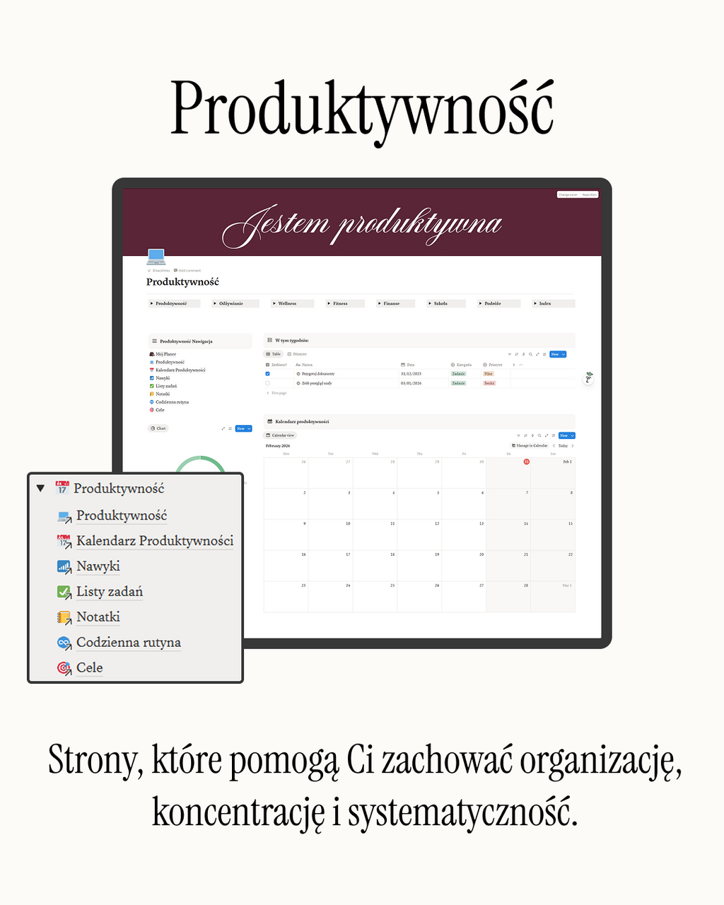 Planer Notion 2026 All-in-One