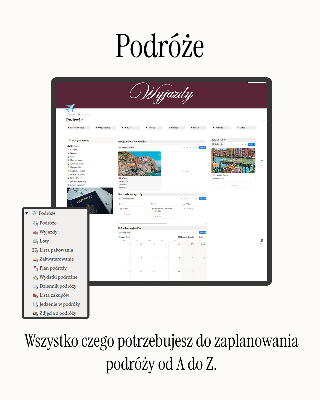 Planer Notion 2026 All-in-One